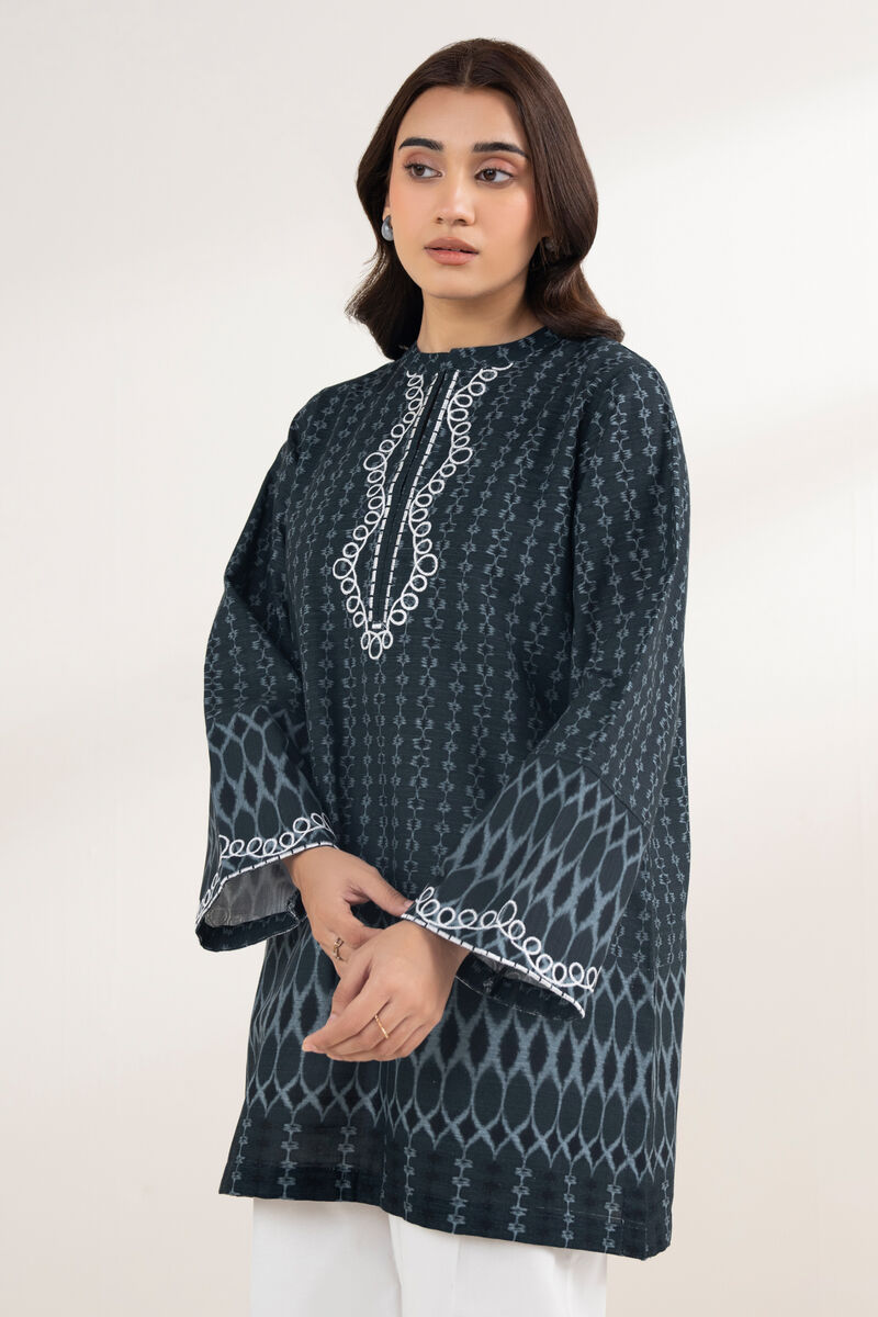 Embroidered Khaddar Shirt