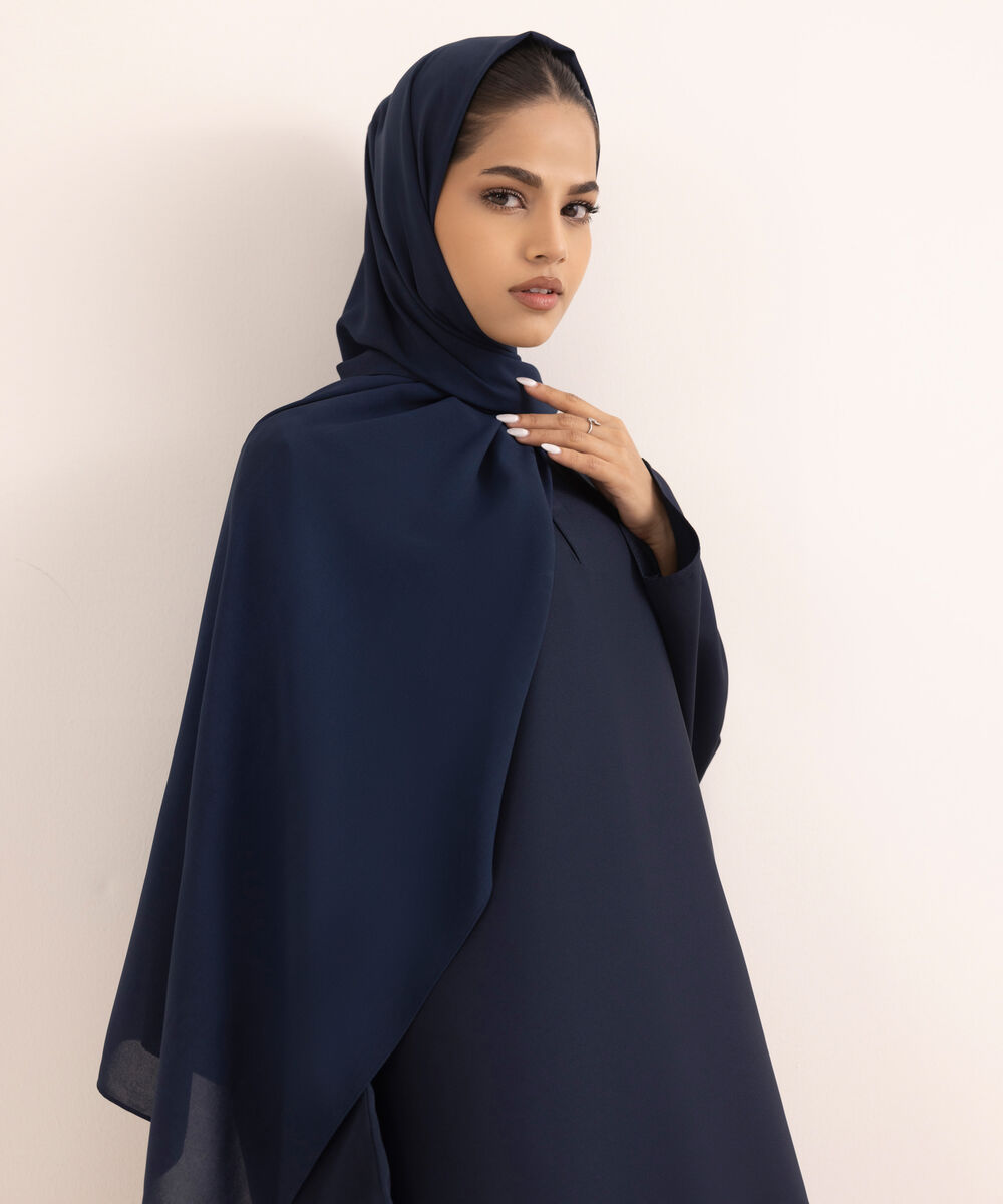 Women's Blue Nida Abaya