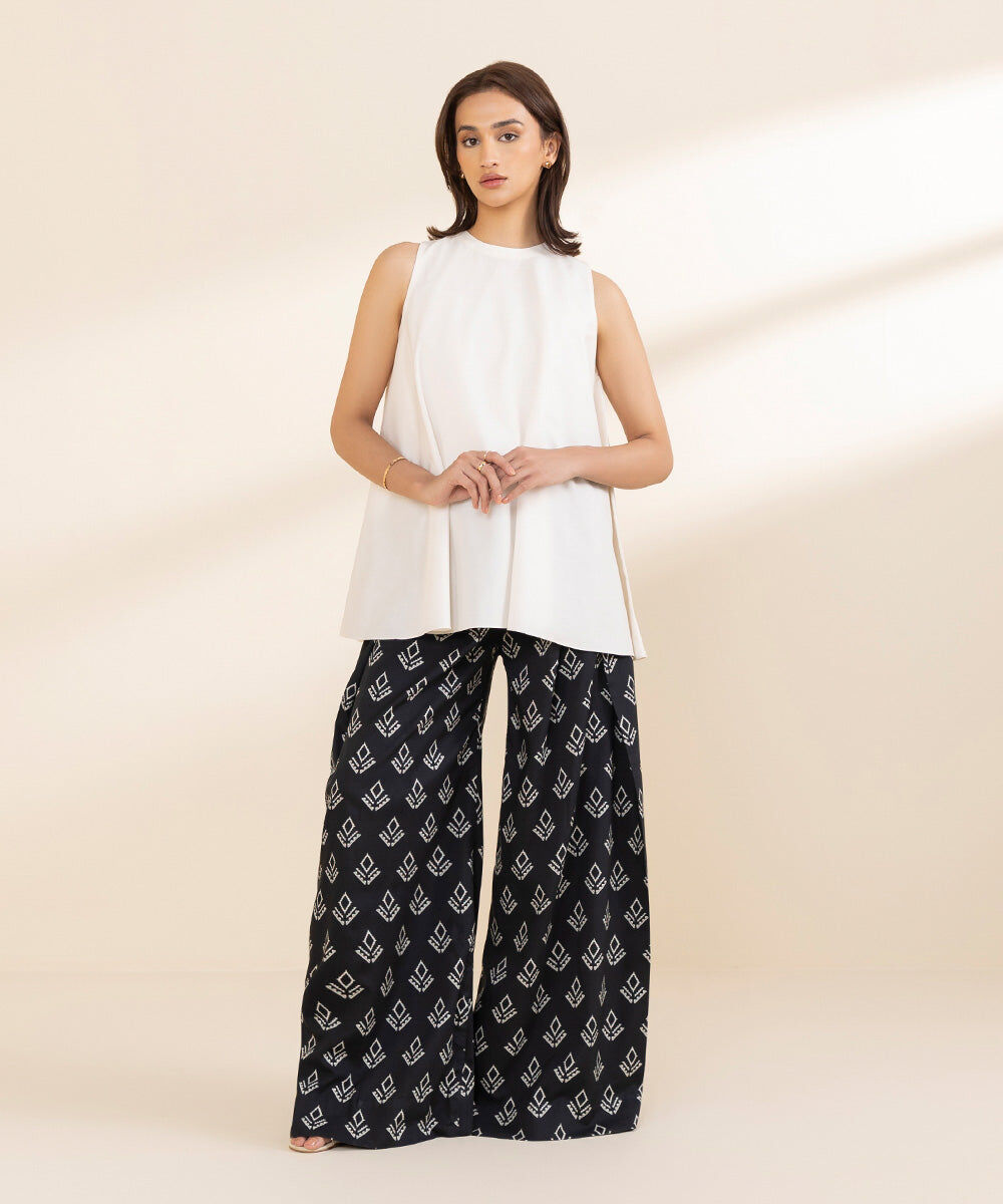 Trousers Fabric 0U1TDY25V09B Sapphire PK