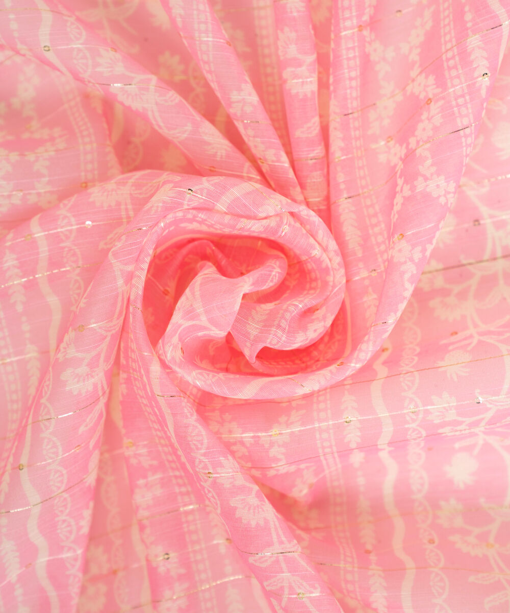 Manaar Pink Printed Dupatta
