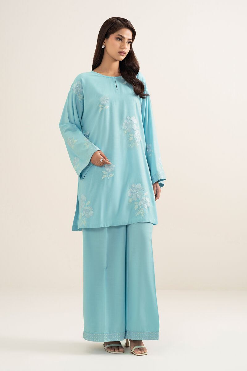 Embroidered Cotton Viscose Shirt