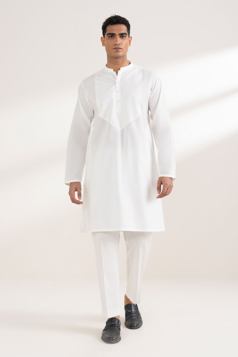 Embroidered Cotton Kurta
