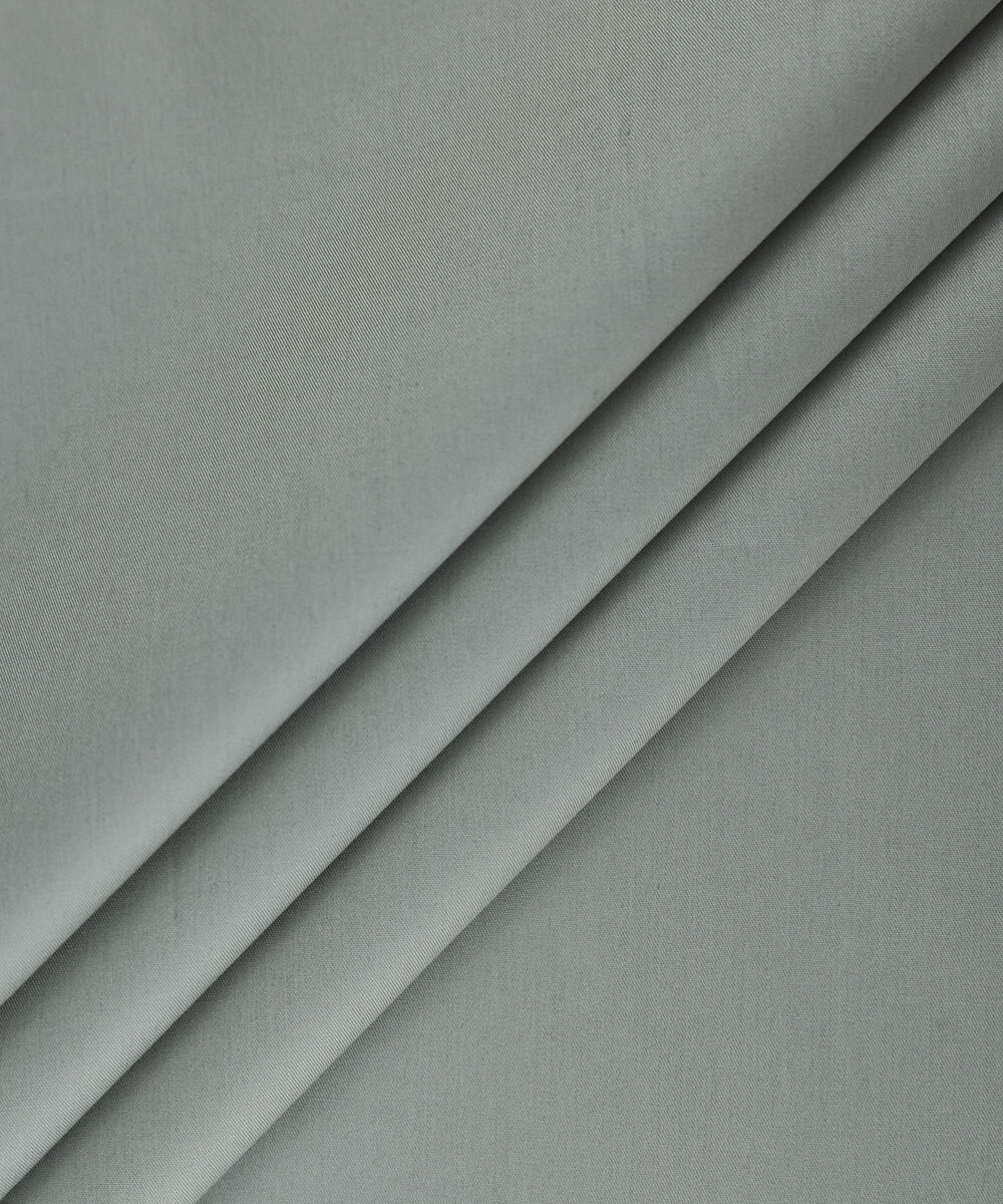 Men Unstitched Cotton Green Full Suit Fabric