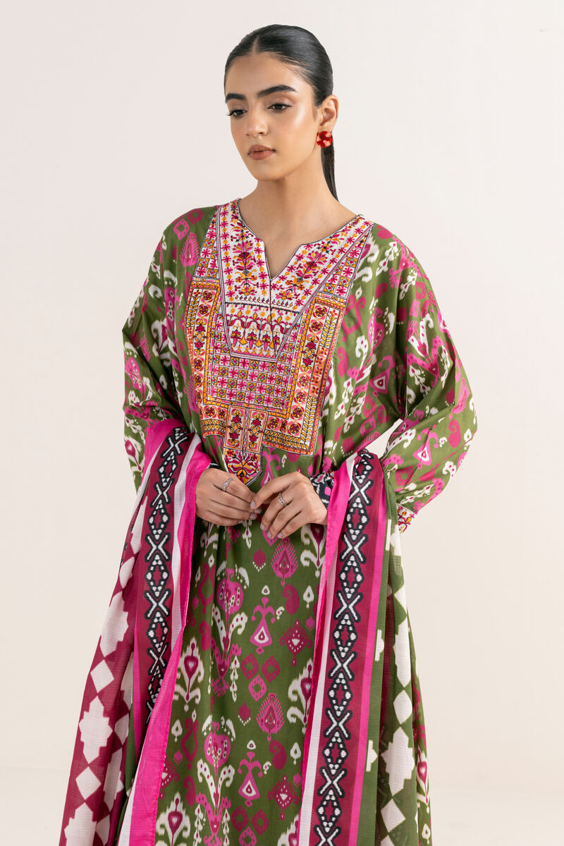 3 Piece - Embroidered Lawn Suit