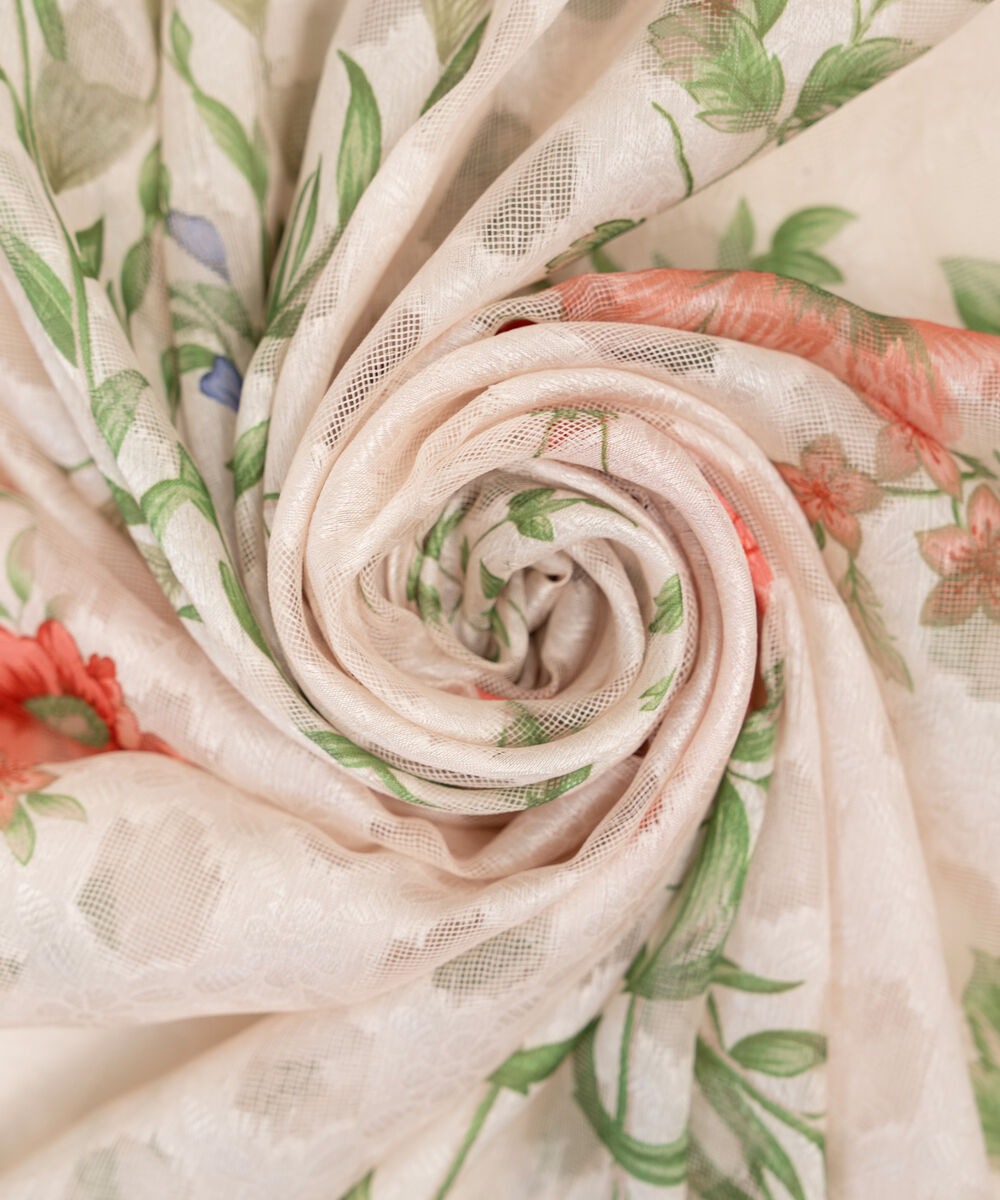 Brochea Jacquard Printed Multi Dupatta