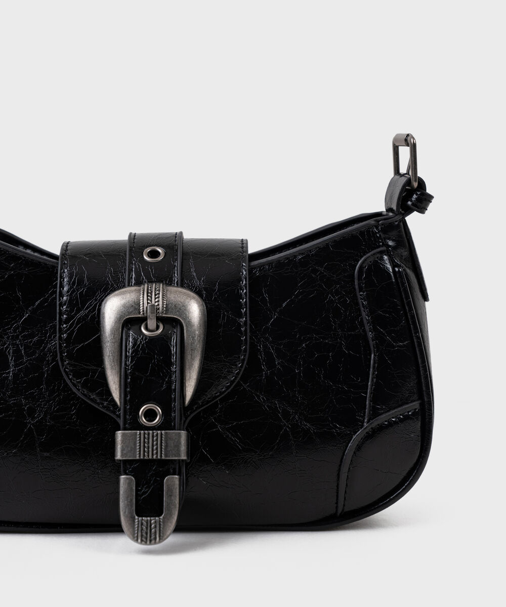 Women's Black Shoulder Bag