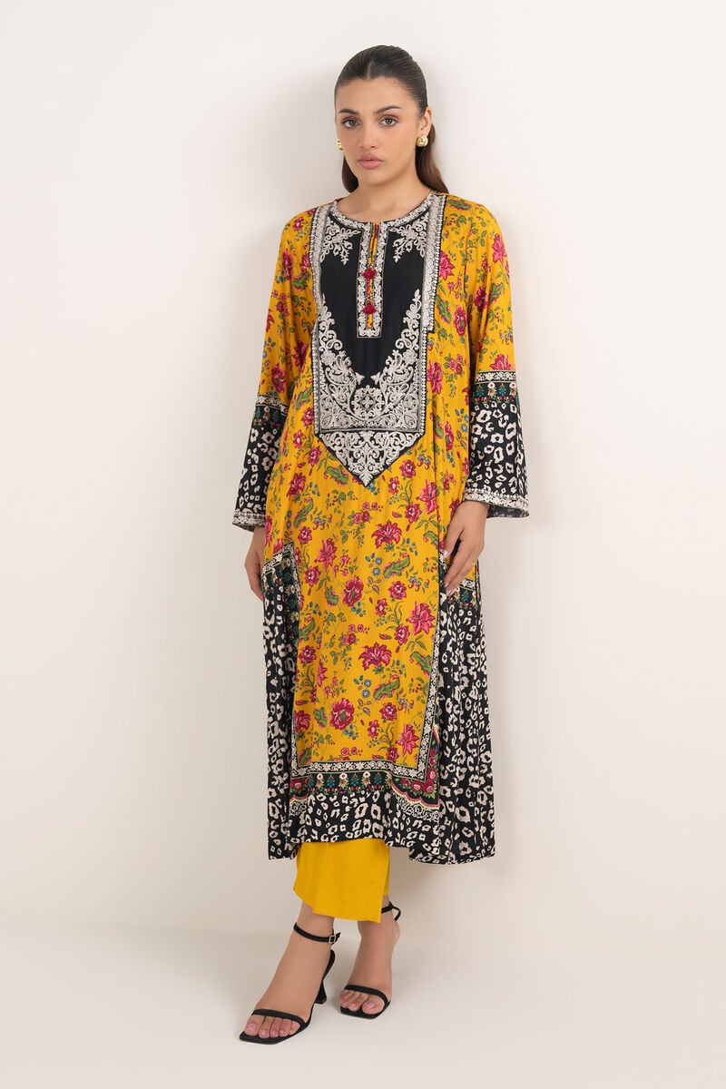 Embroidered Arabic Lawn Shirt