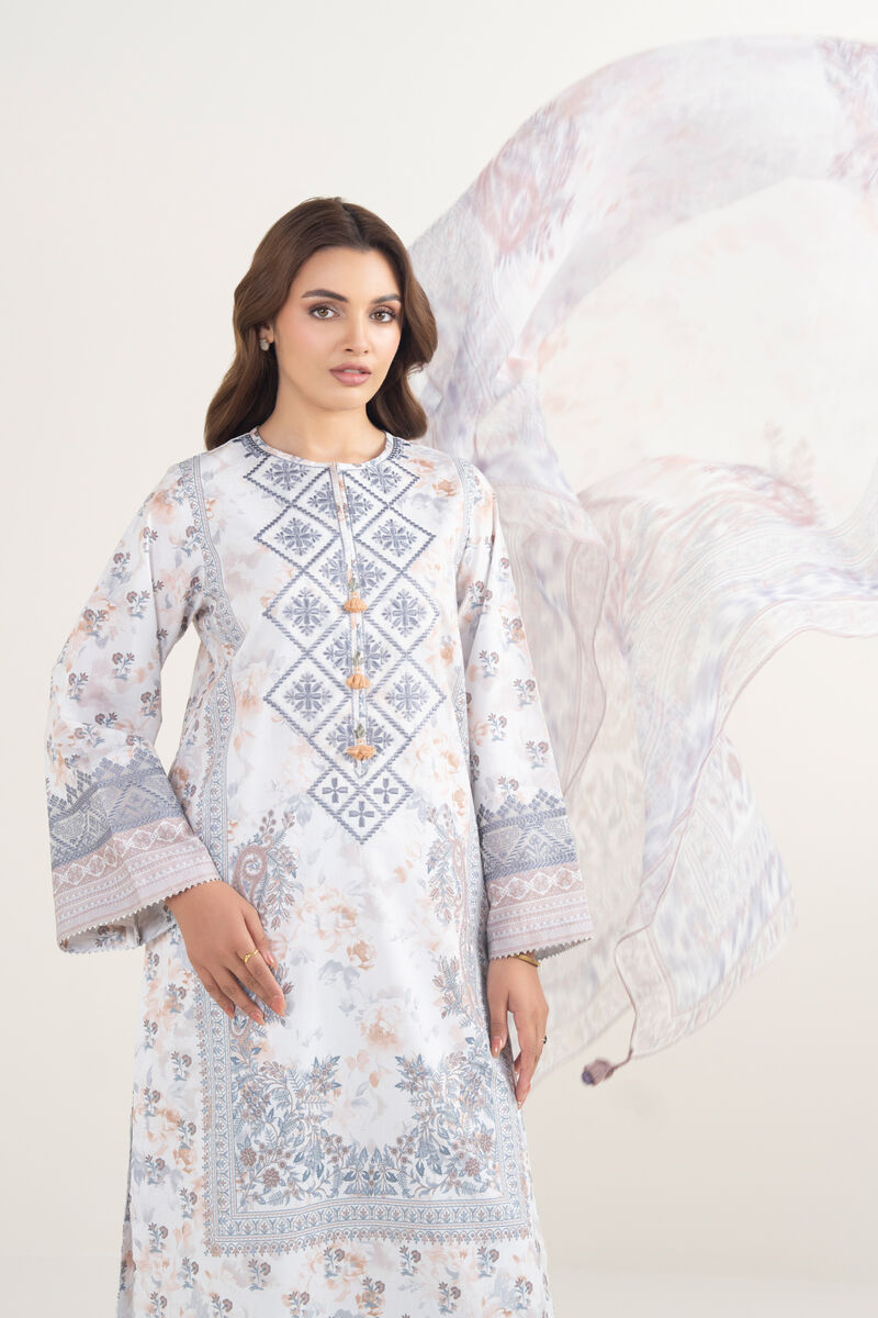 3 Piece - Embroidered Lawn Suit