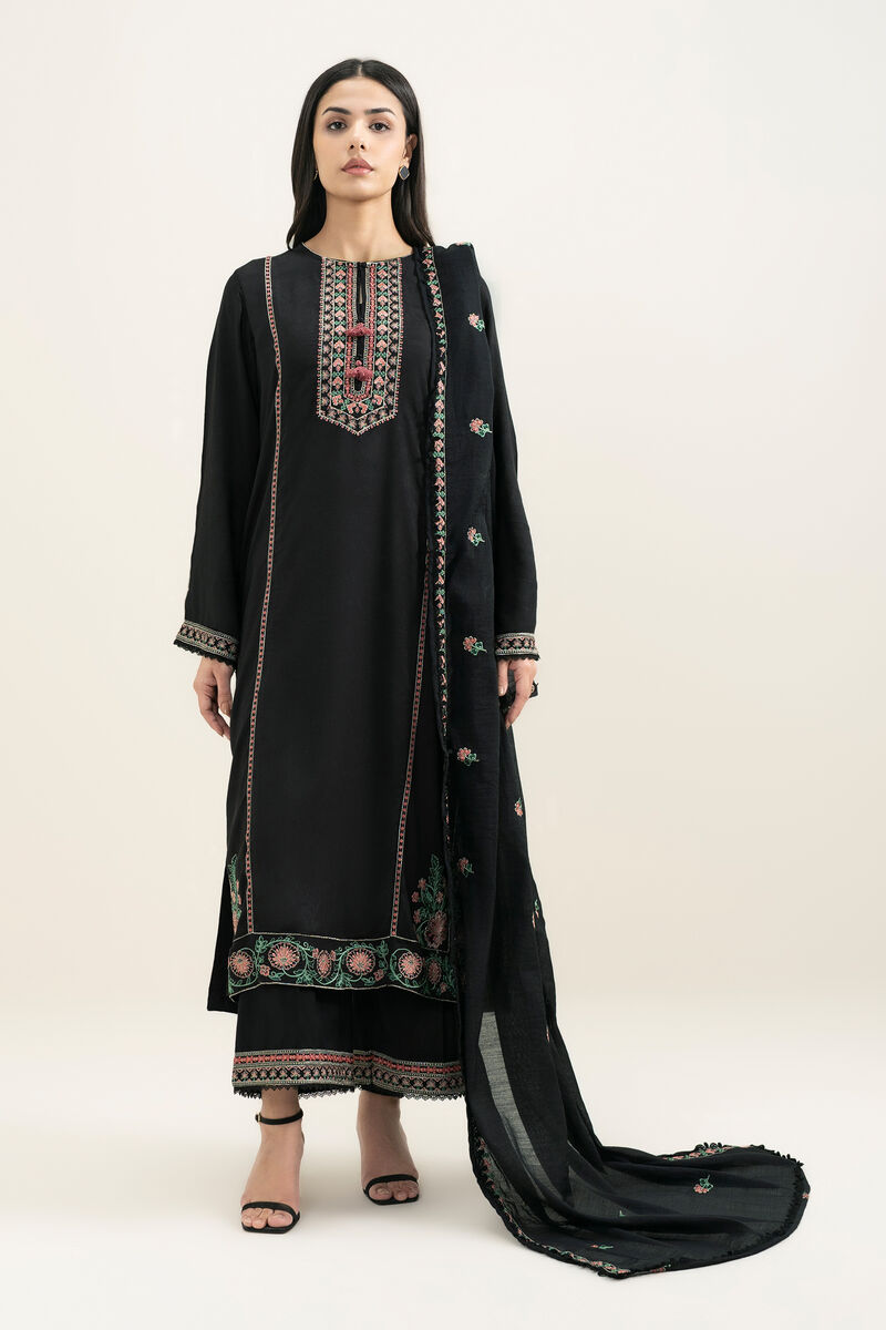 Embroidered Manaar Dupatta