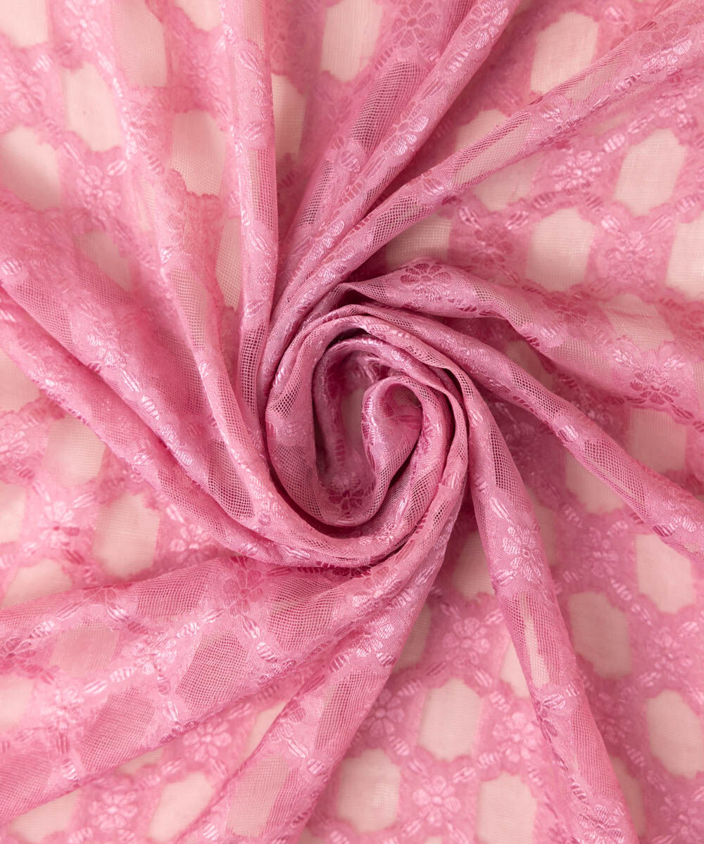 Brochea Jacquard Pink Dupatta