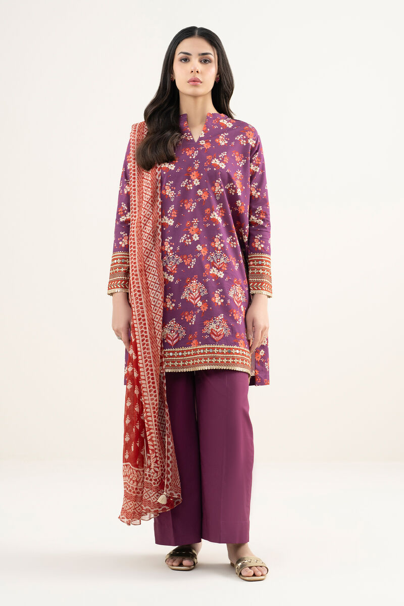 3 Piece - Embroidered Lawn Suit
