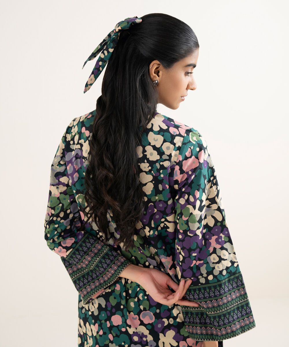 Women's Unstitched Lawn Printed Multi Shirt