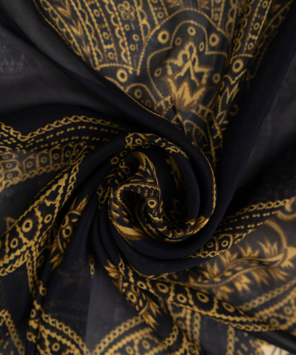 Bemberg Tissue Printed Multi Dupatta