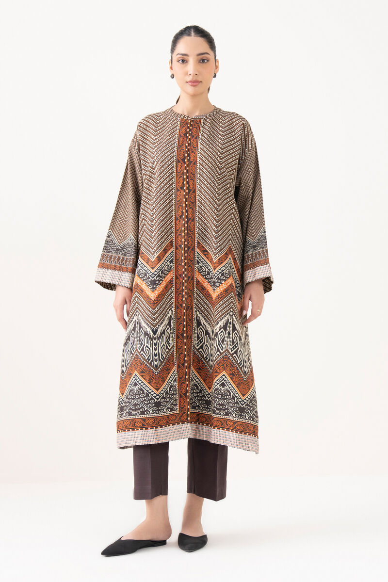 Embroidered Light Khaddar Jacket