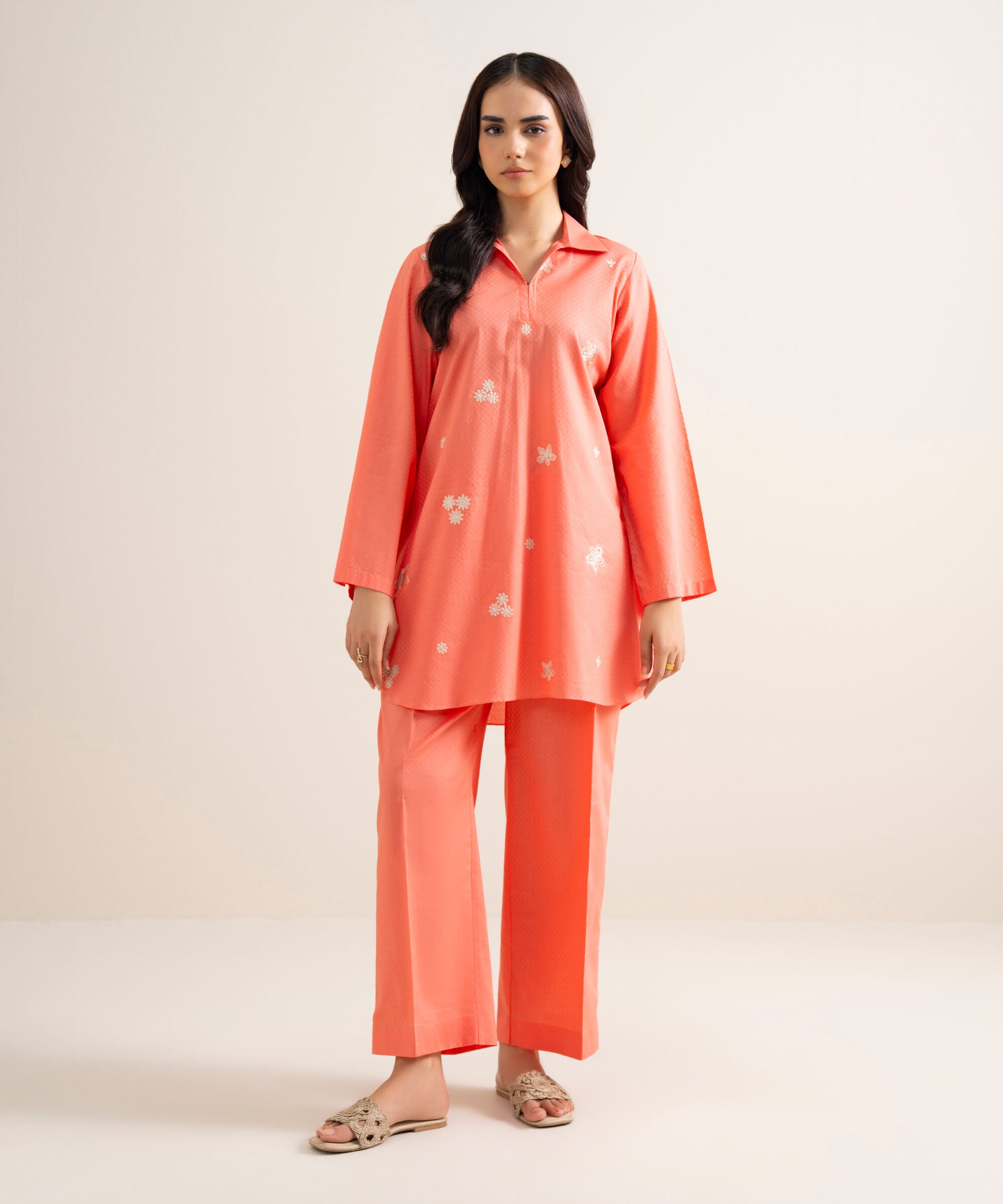Unstitched 2 Pc Dobby USTDFW25V227