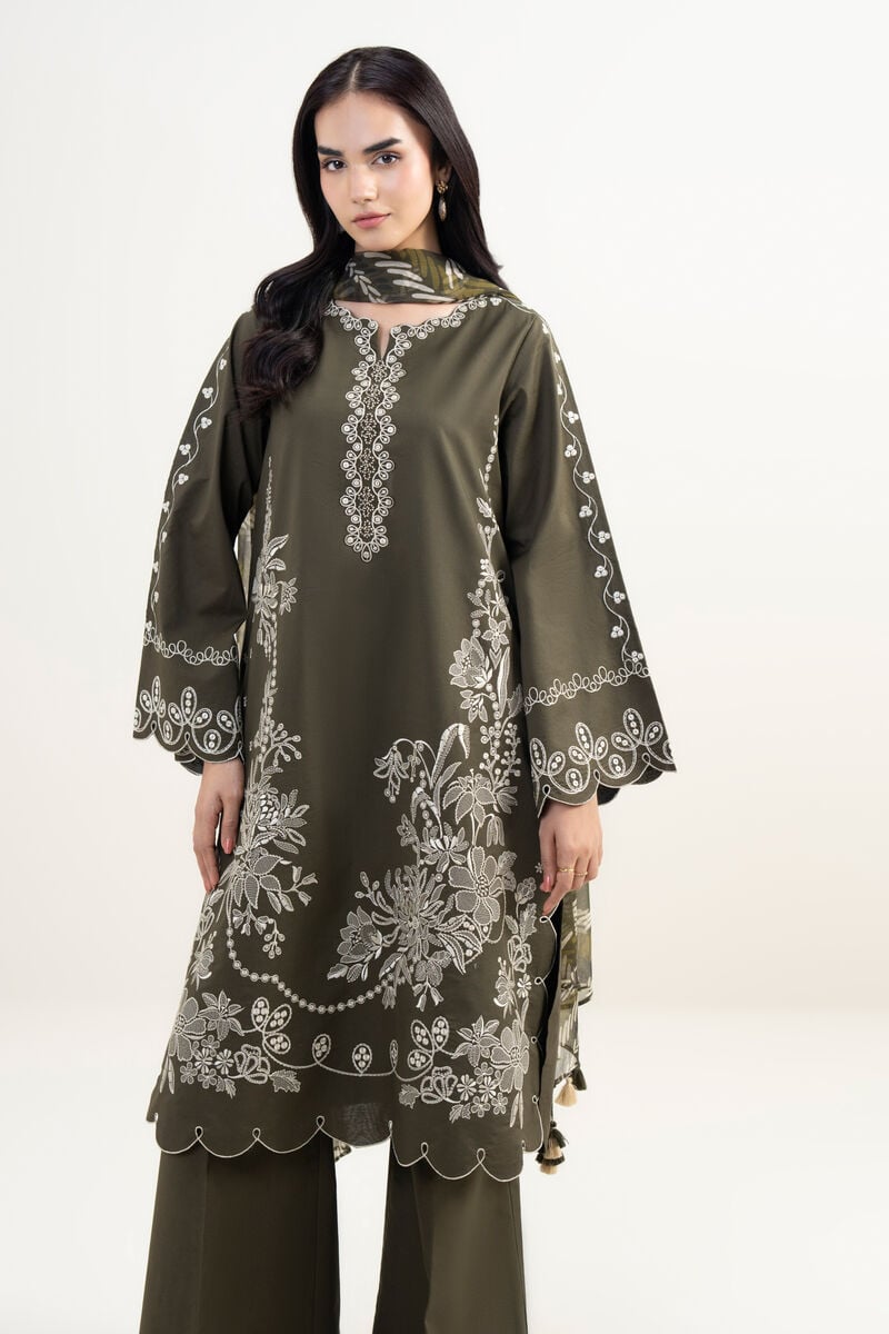 3 Piece - Embroidered Lawn Suit