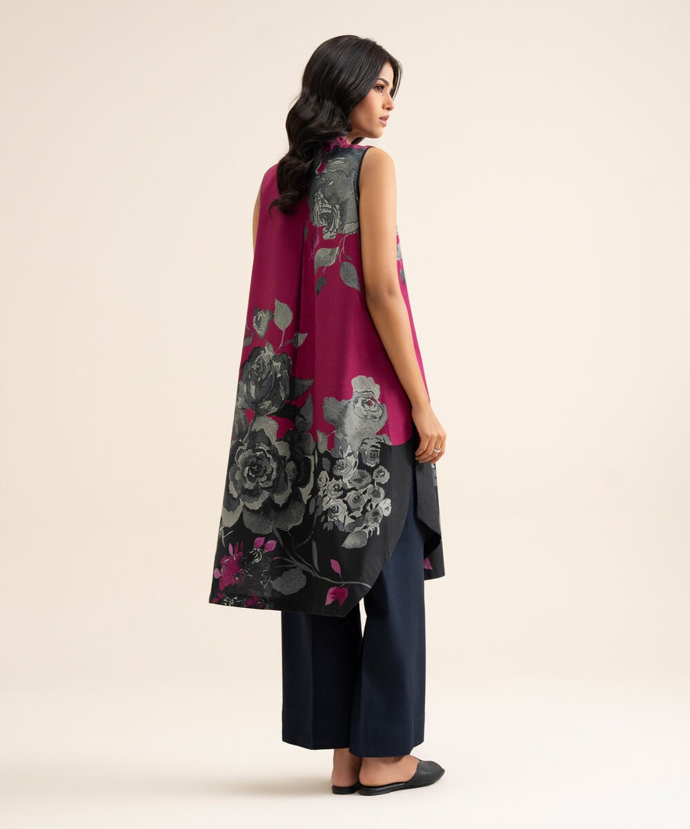 2 Piece - Printed Cotton Suit — Sapphire view 3