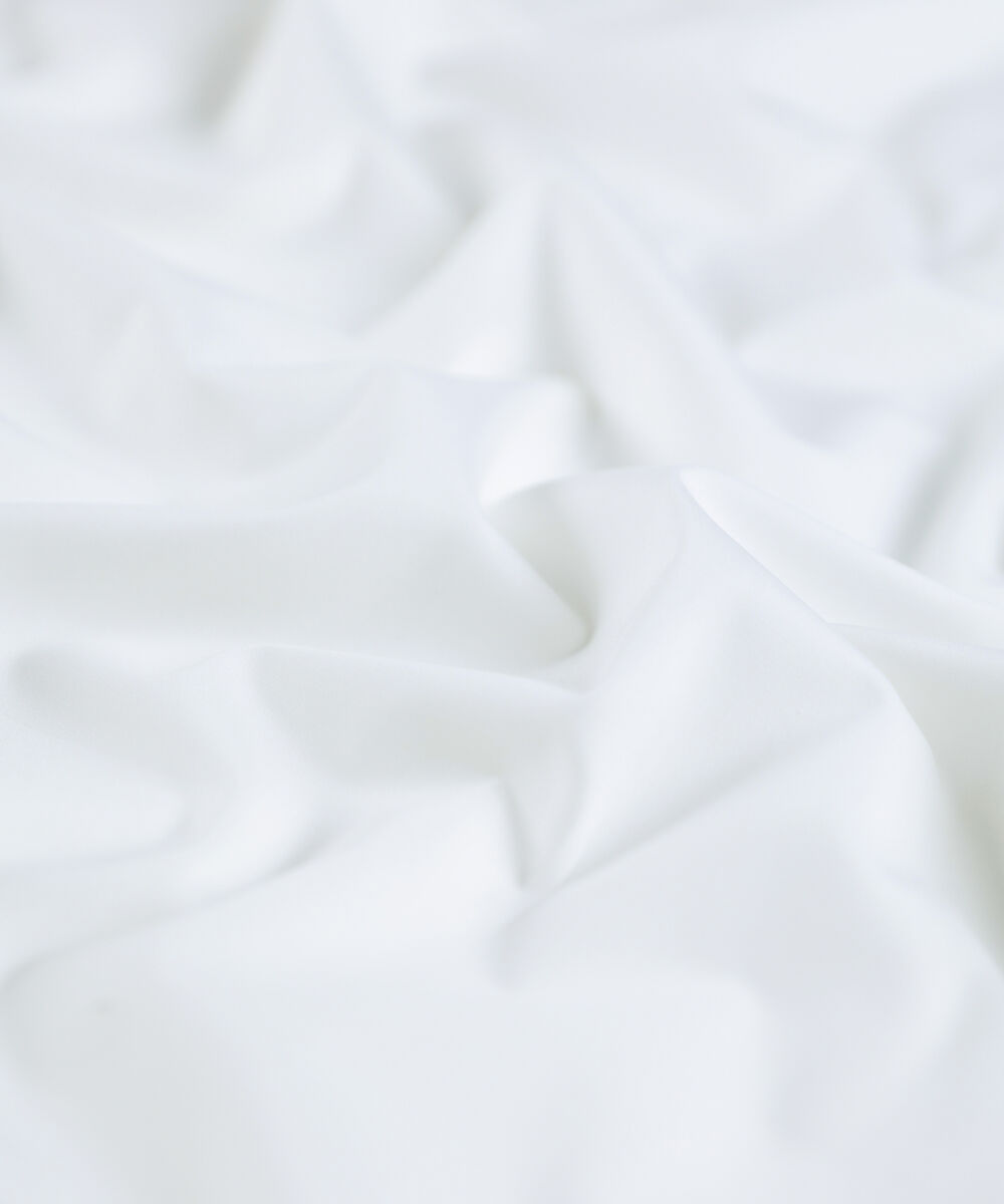 Men Unstitched Cotton Off White Full Suit Fabric