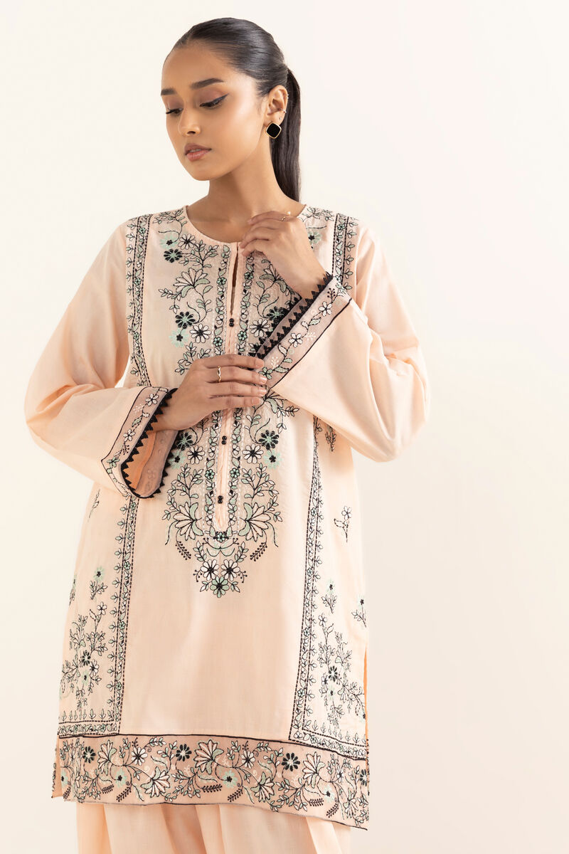 Embroidered Dobby Shirt