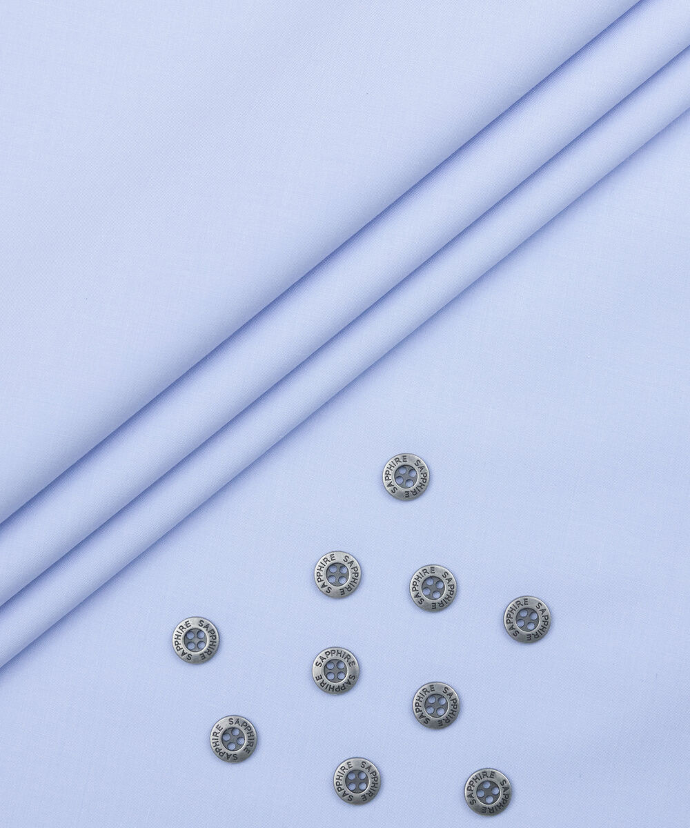 Men's Unstitched Two-Piece Sky Blue Luxury Modal Suit