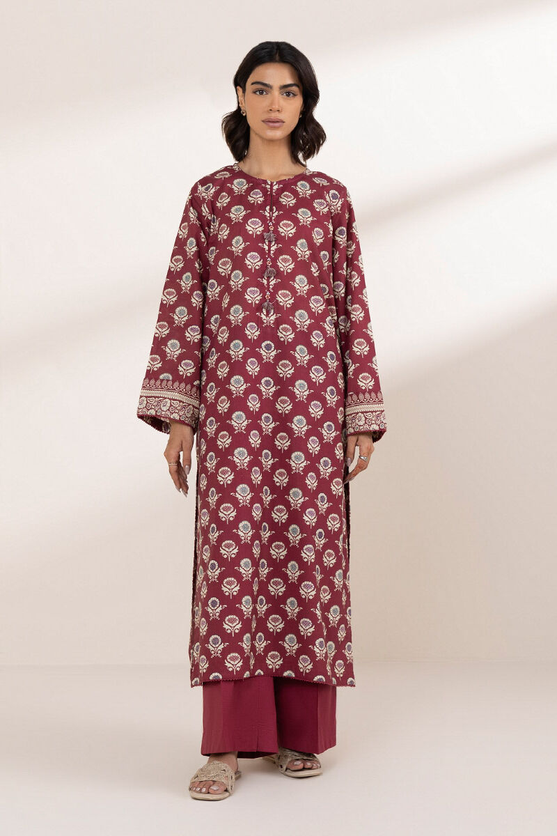 Printed Crosshatch Shirt