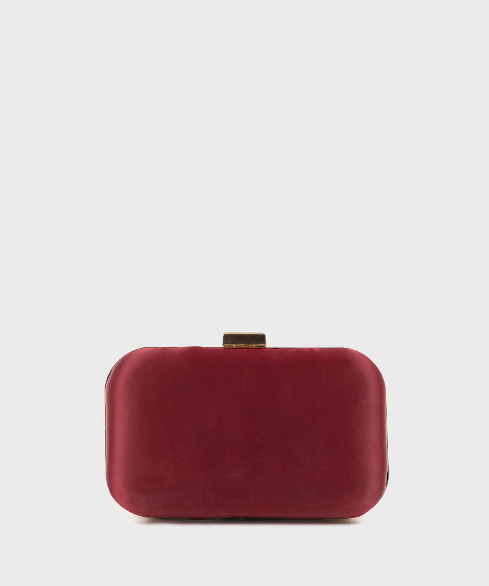 Woman - Red Hand Embroidered Clutch