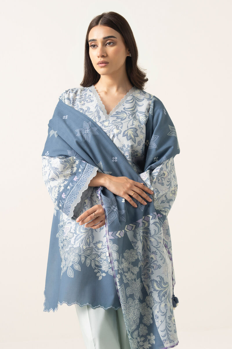 3 Piece - Printed Lawn Suit