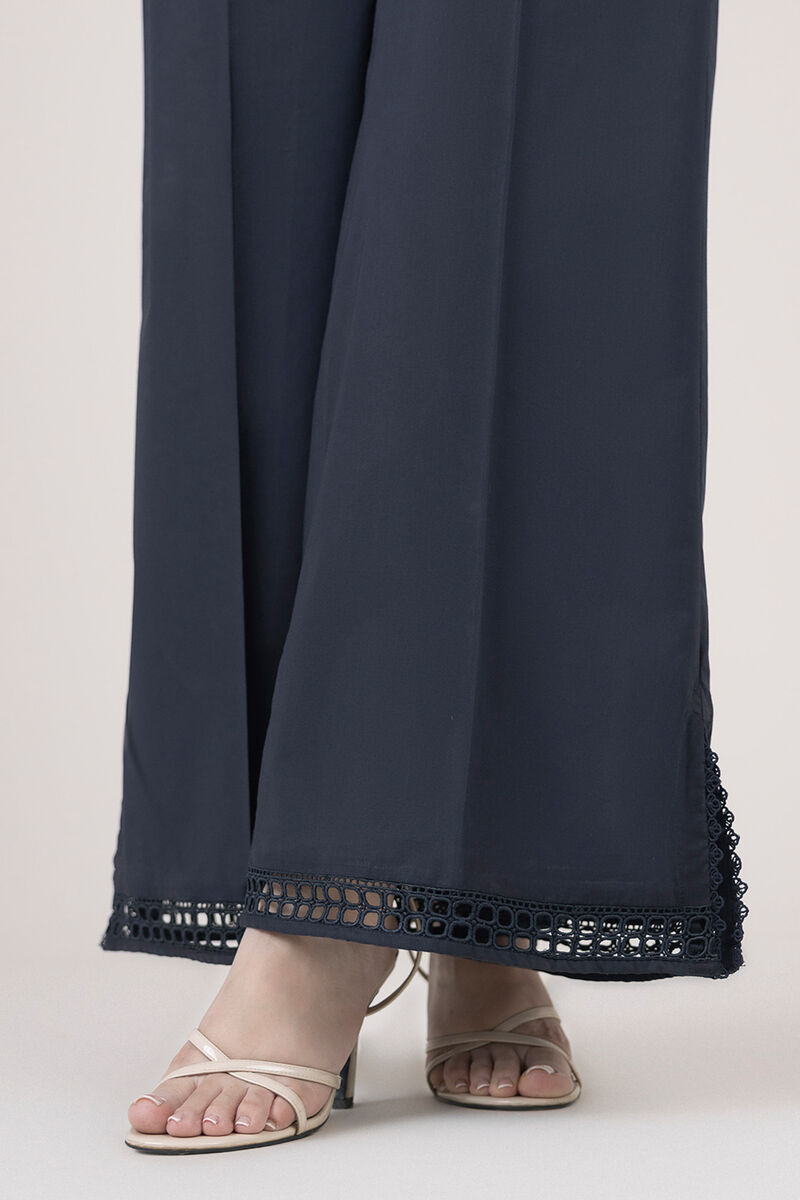 Solid Cambric Flared Pants