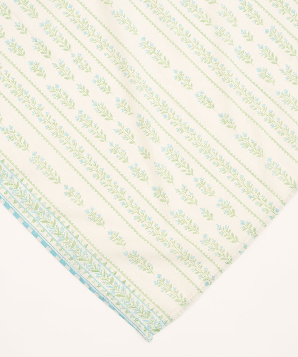 Printed Lawn Off White Dupatta