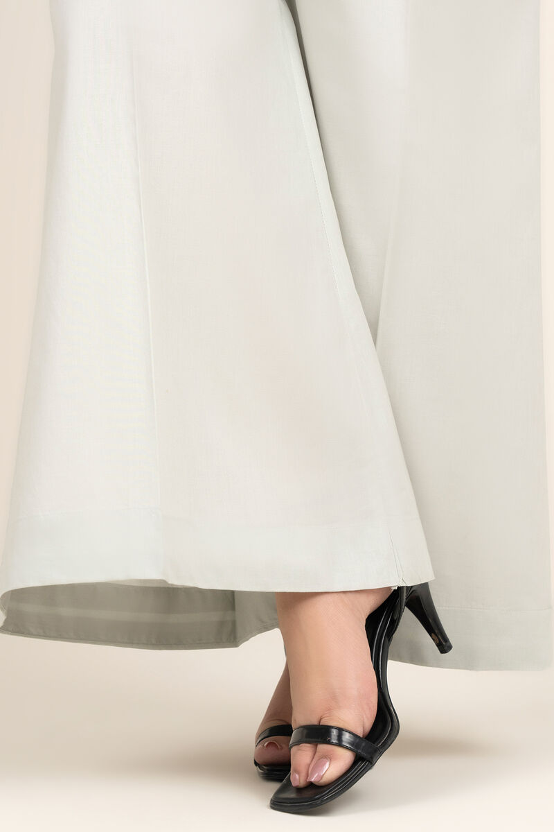 Solid Cambric Flared Pants