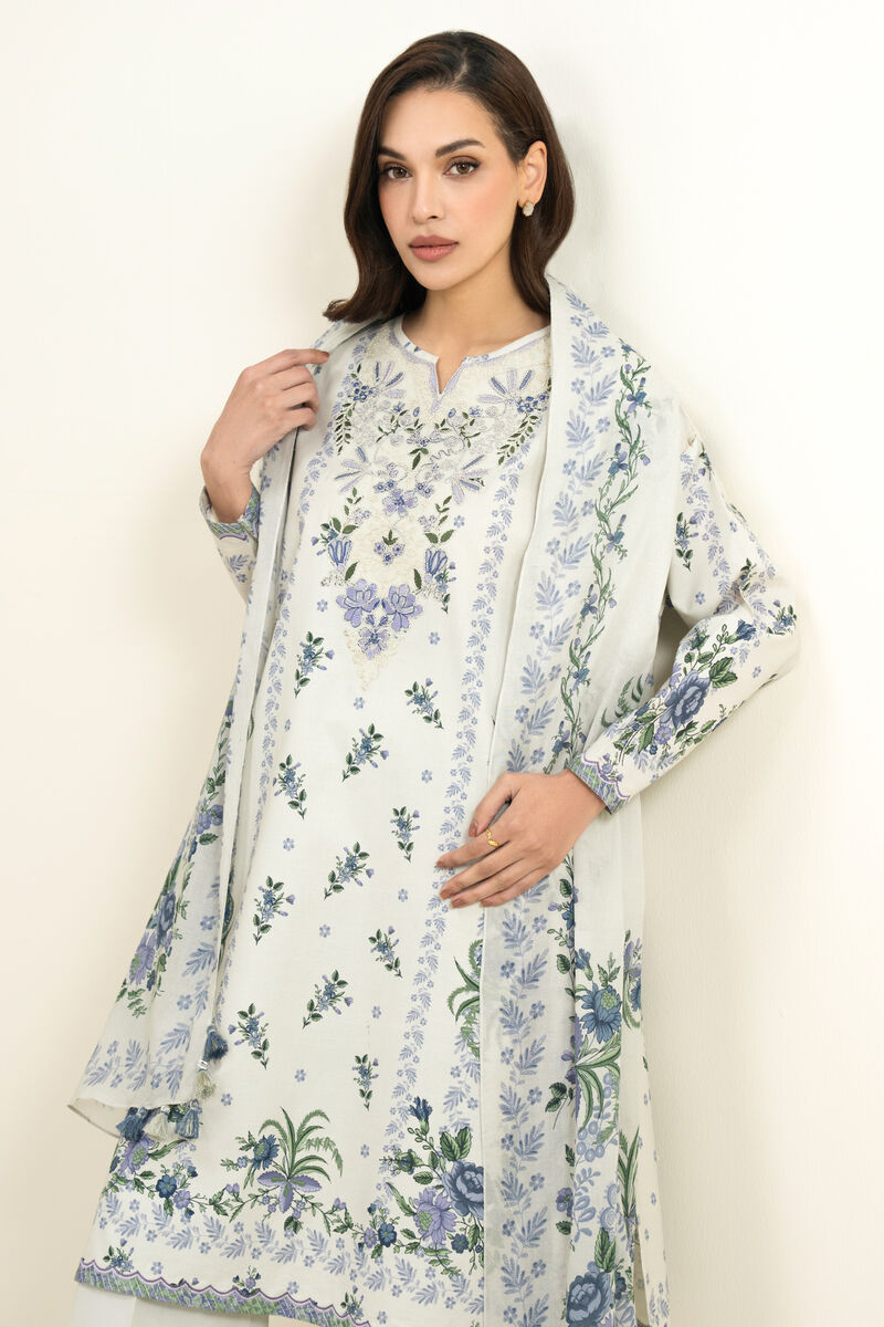 3 Piece - Embroidered Lawn Suit