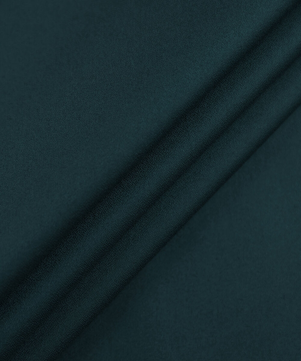 Men Unstitched Cotton Green Full Suit Fabric