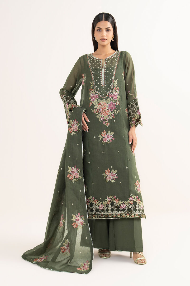 2 Piece - Embroidered Karandi Suit