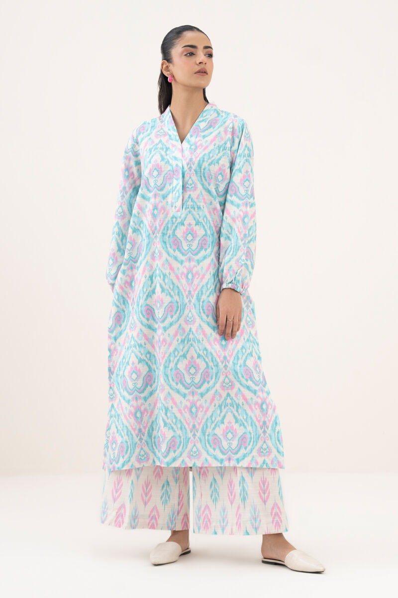 Printed Khaddar Shirt