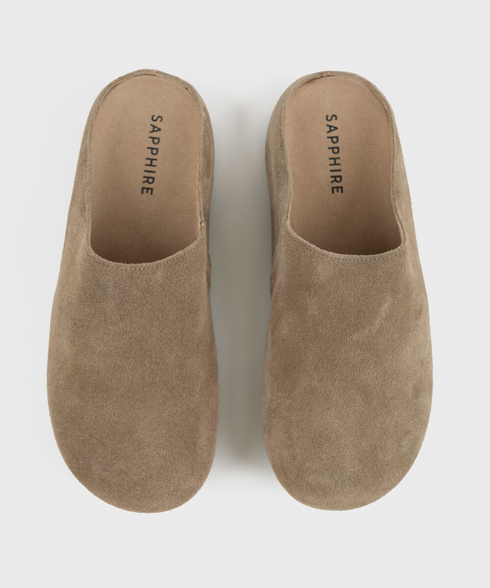 Women's Grey Mules