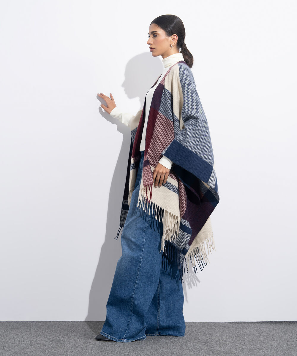 Women's Western Wear Multi Cape Shawl