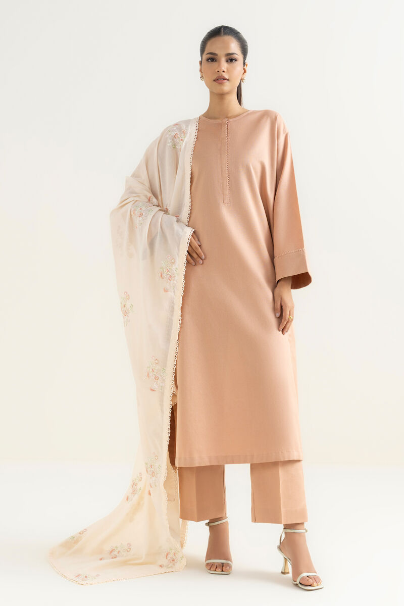 Embroidered Voile Dupatta