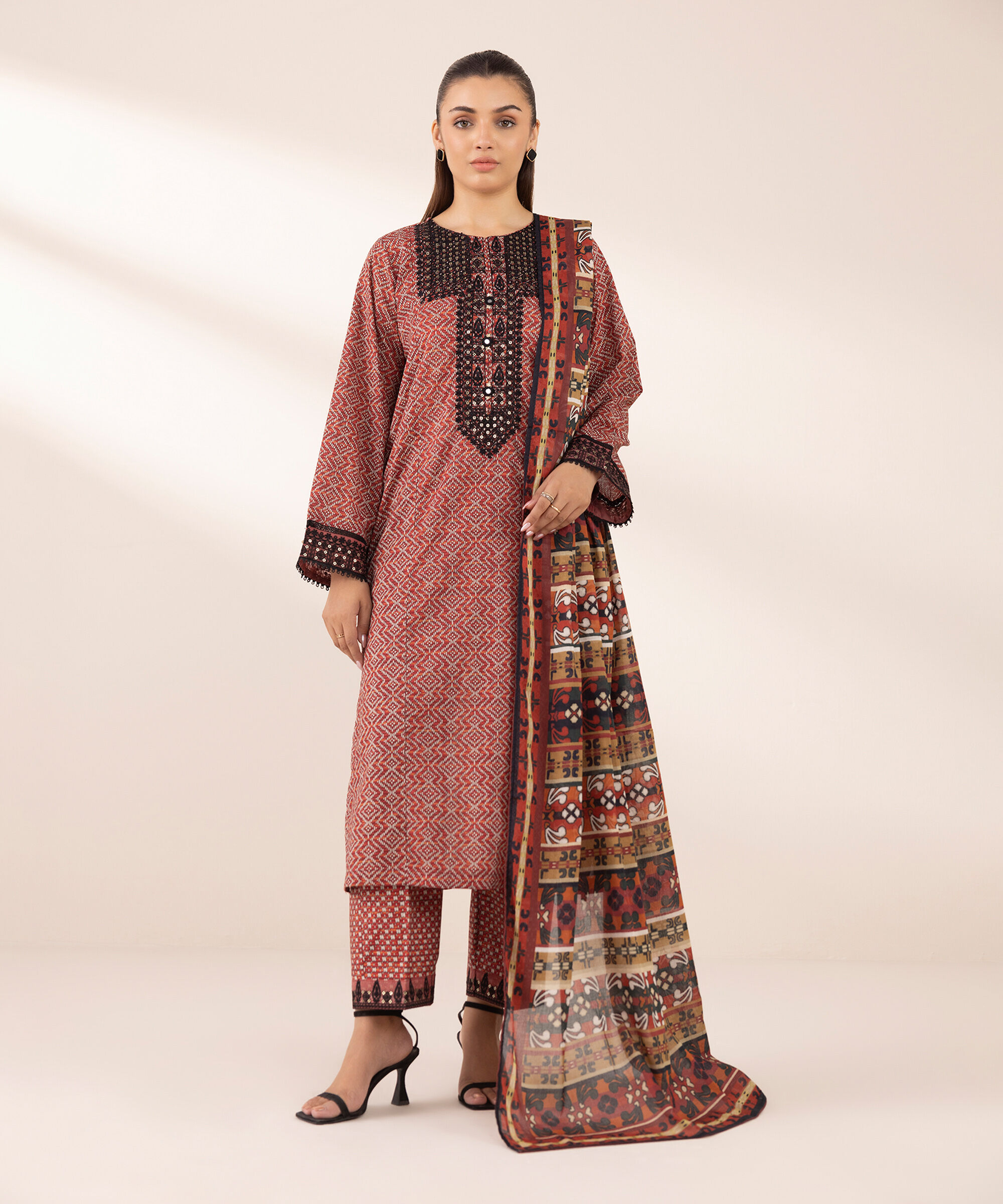 Printed Dupatta 3PCDFW25V13D i