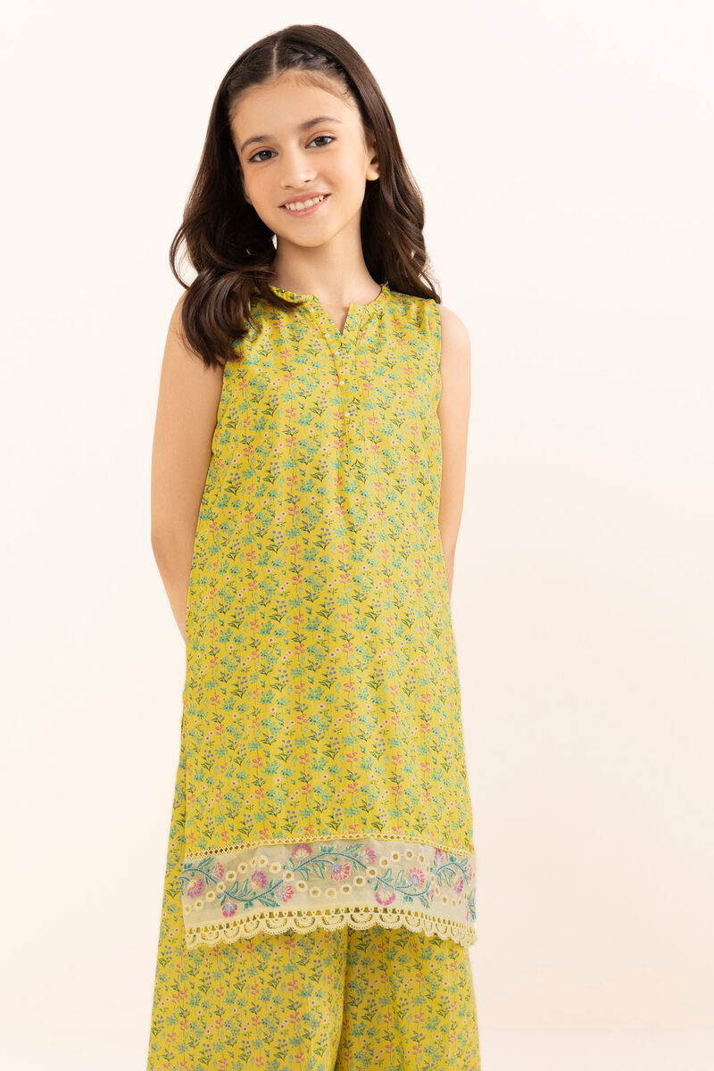 2 Piece - Embroidered Arabic Lawn Suit