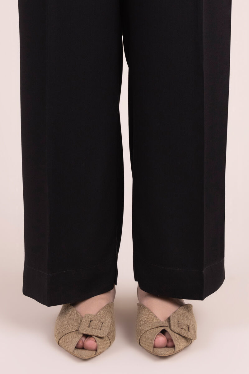 Solid Bedford Straight Pants