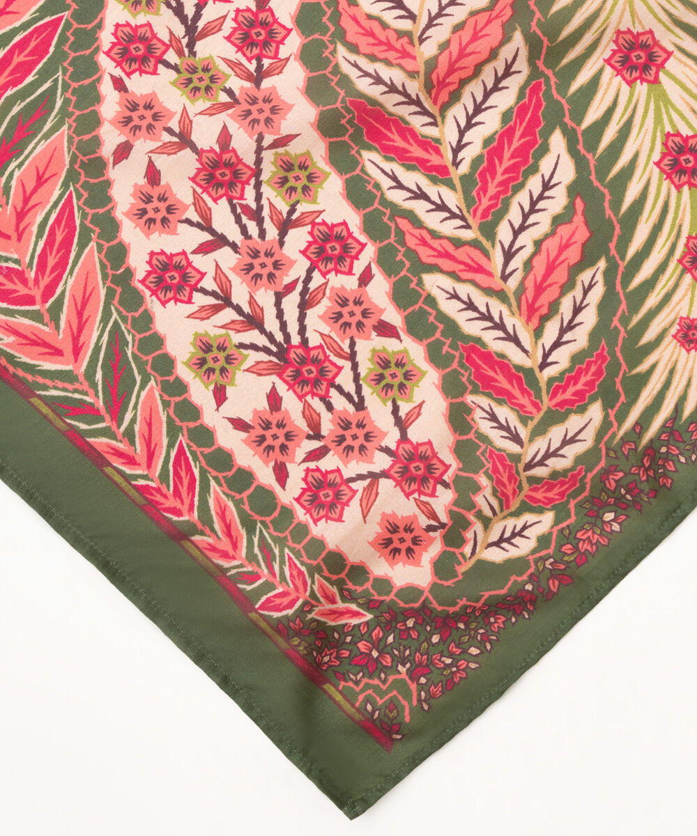 Women's Textured Silk Multi Printed Dupatta