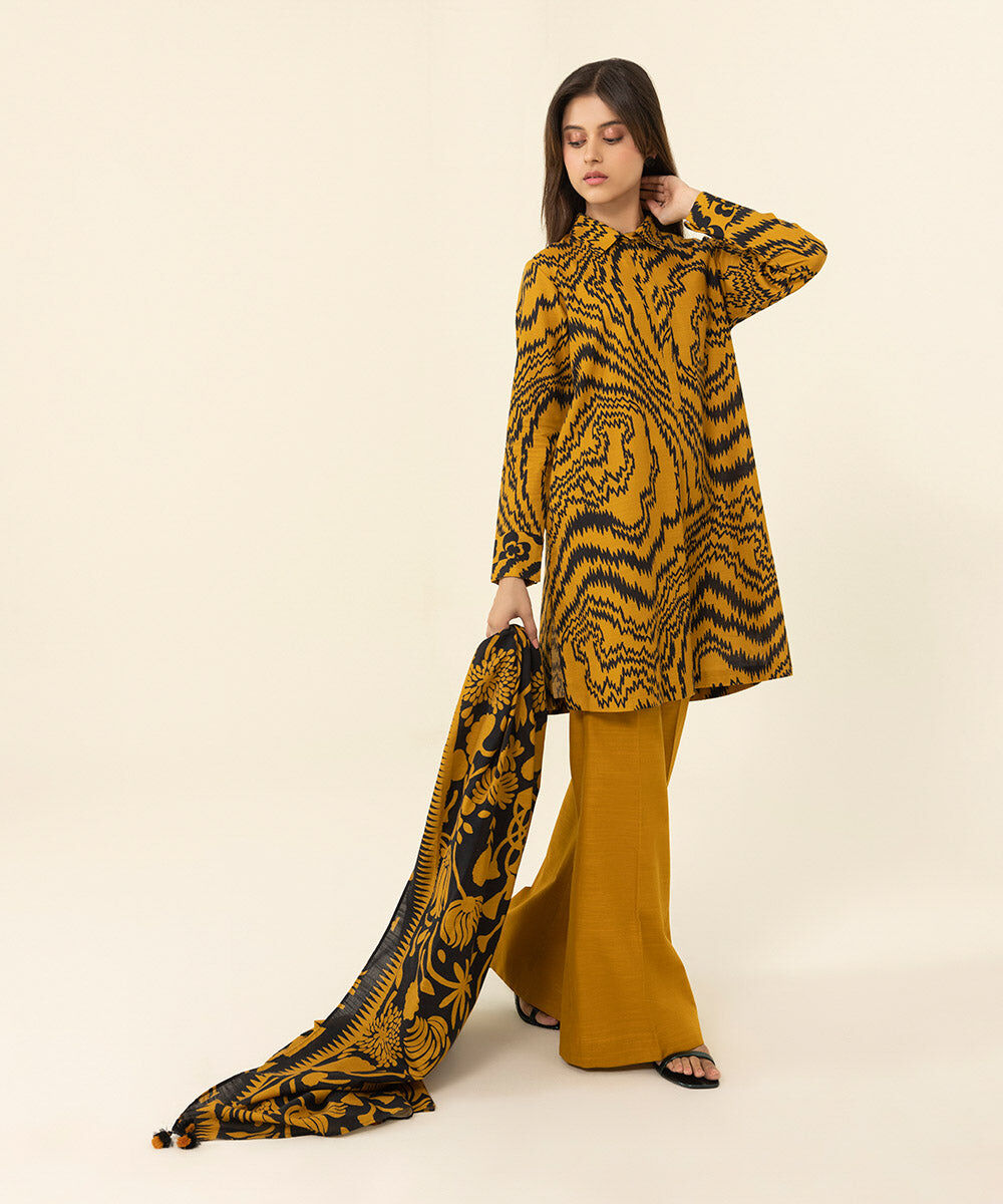 3 Piece - Lawn Printed Suit