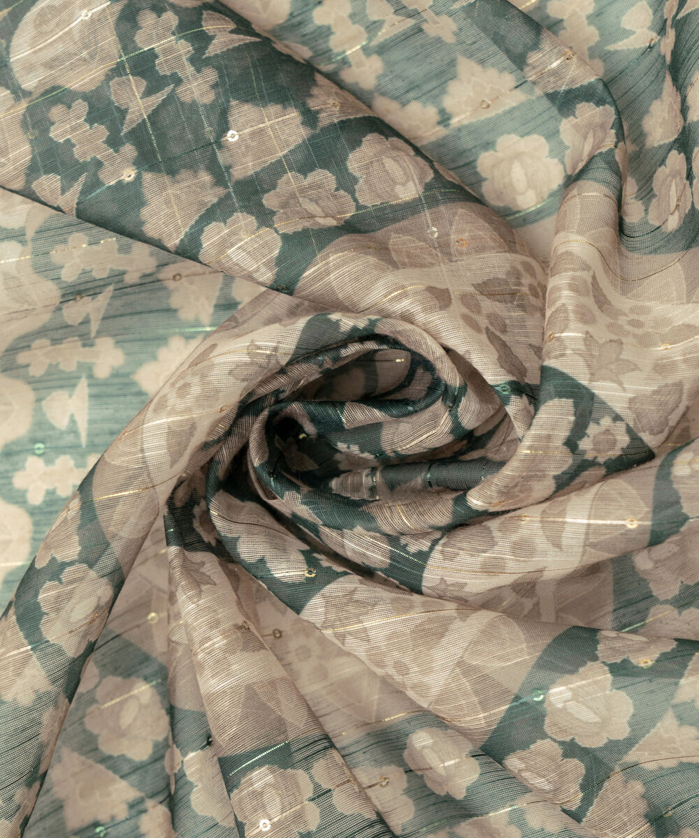 Women's Manaar Green Printed Dupatta