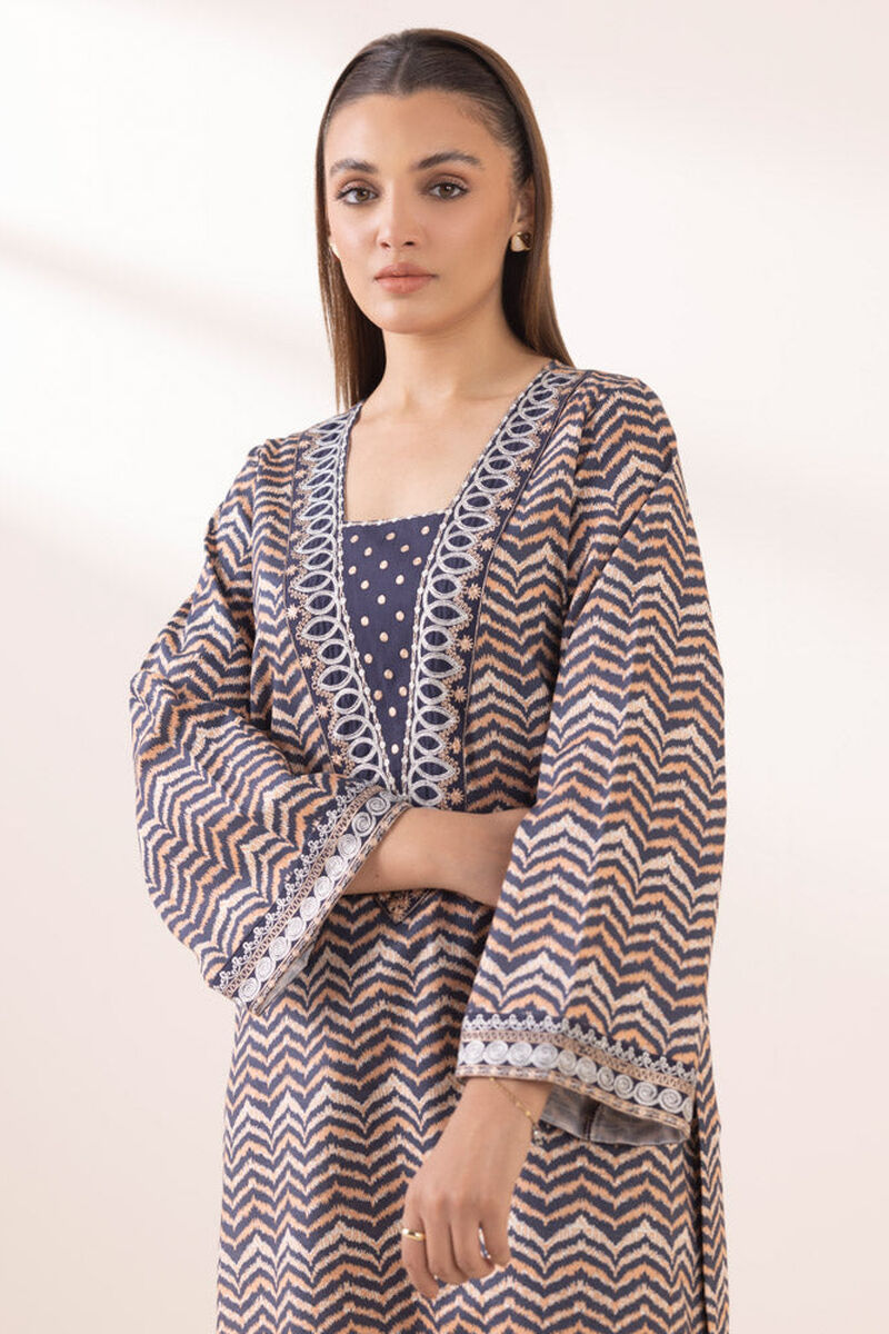 Embroidered Light Khaddar Shirt