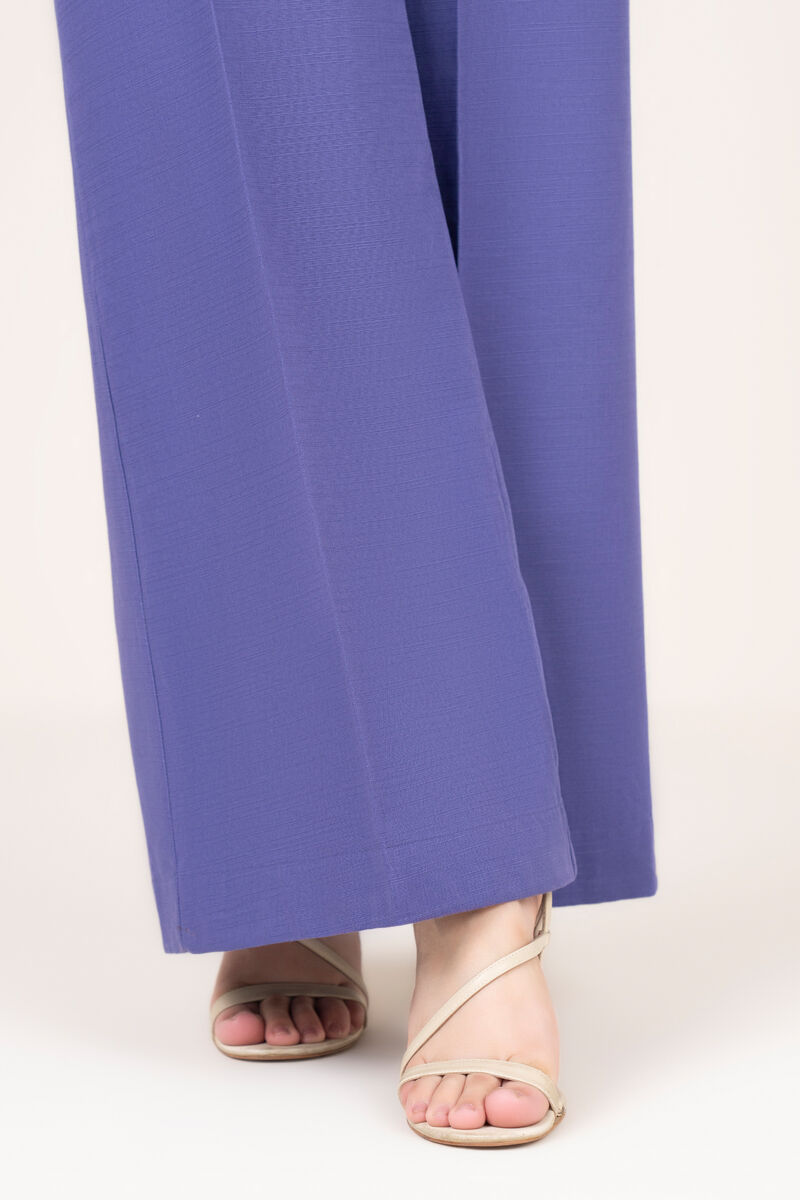 Solid Khaddar Flared Pants