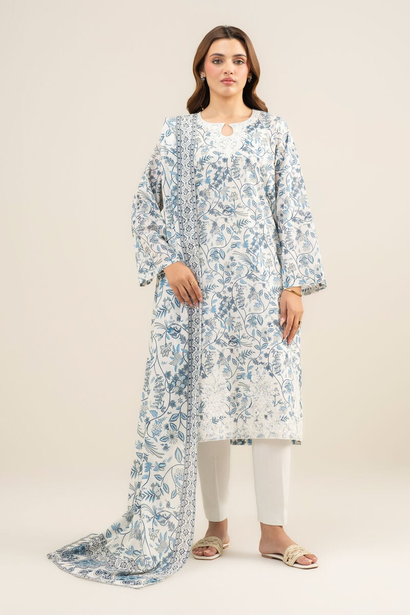 2 Piece - Embroidered Lawn Suit