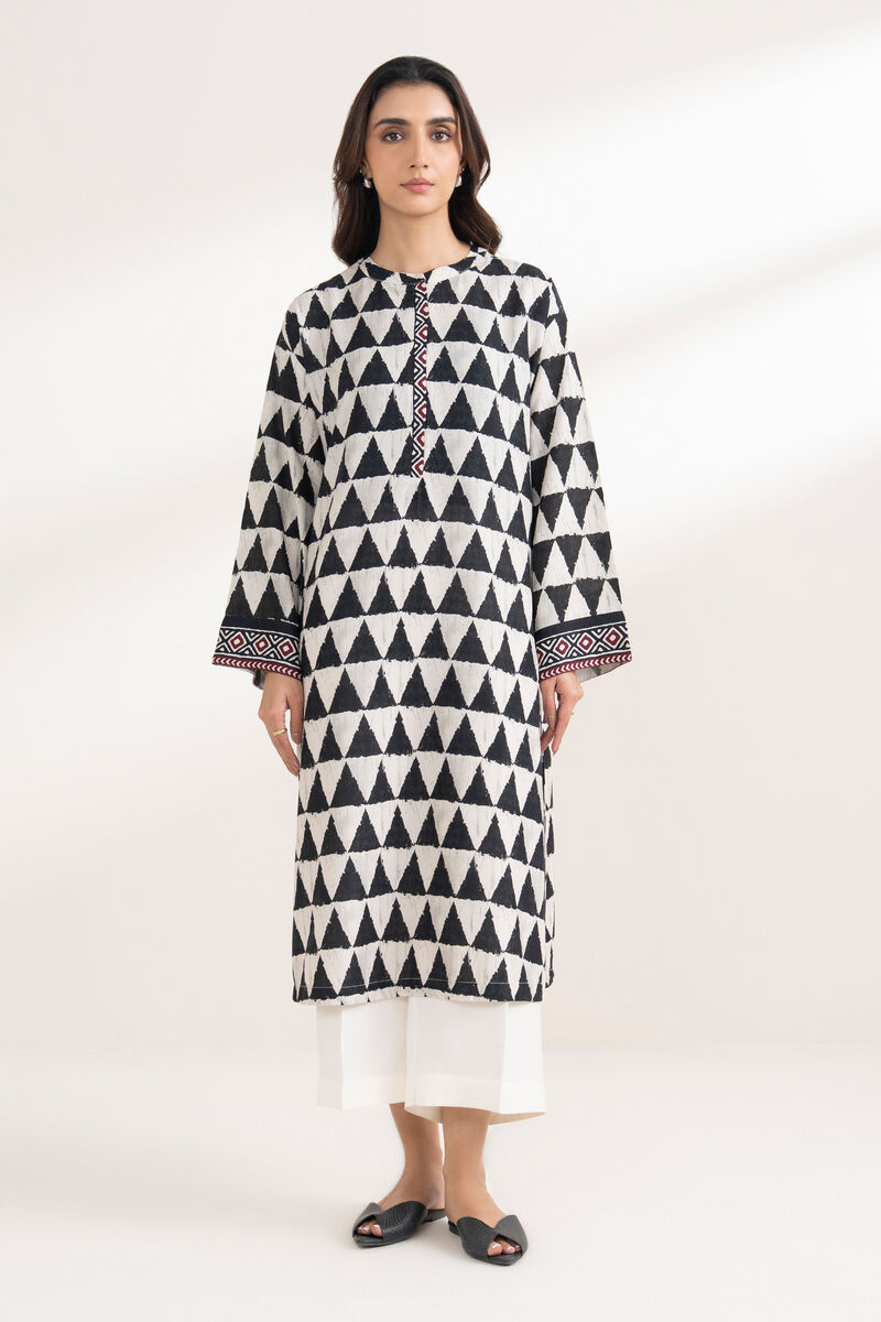 Printed Viscose Linen Shirt