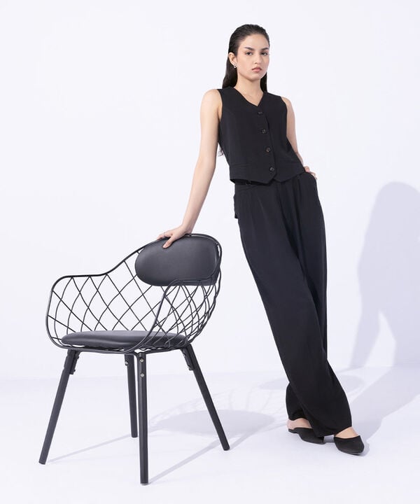 Tailored Slouchy Trousers null