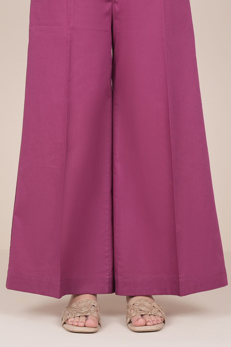 Solid Cambric Flared Pants