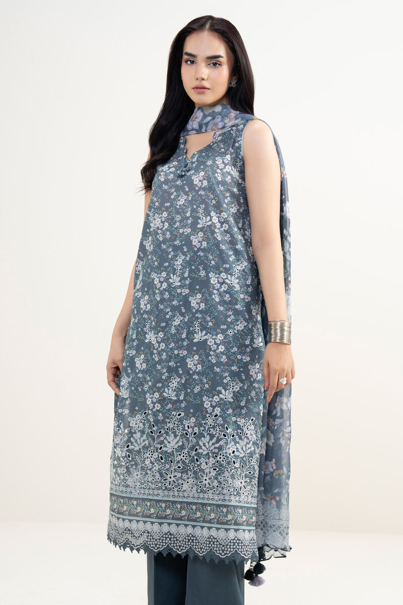 3 Piece - Embroidered Lawn Suit